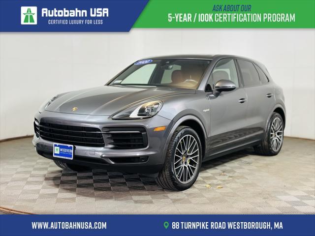 used 2020 Porsche Cayenne E-Hybrid car, priced at $55,072