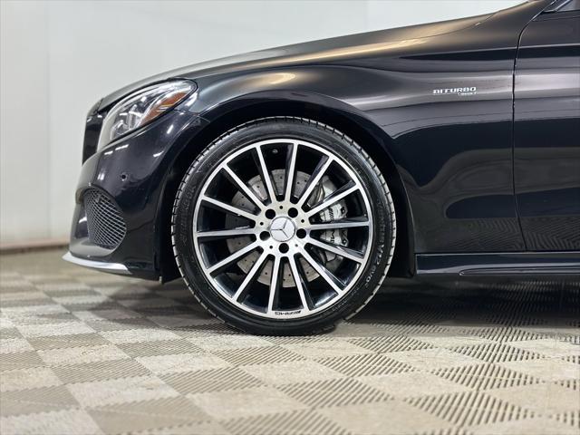 used 2017 Mercedes-Benz AMG C 43 car, priced at $24,998