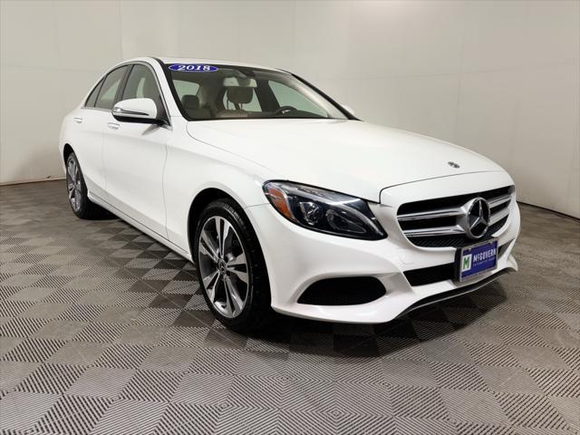 used 2018 Mercedes-Benz C-Class car, priced at $22,688