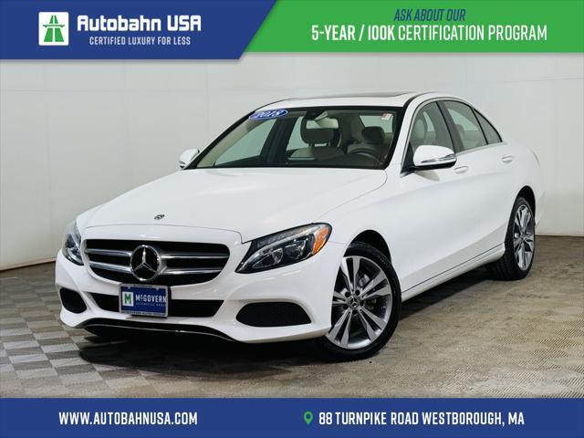 used 2018 Mercedes-Benz C-Class car, priced at $22,688