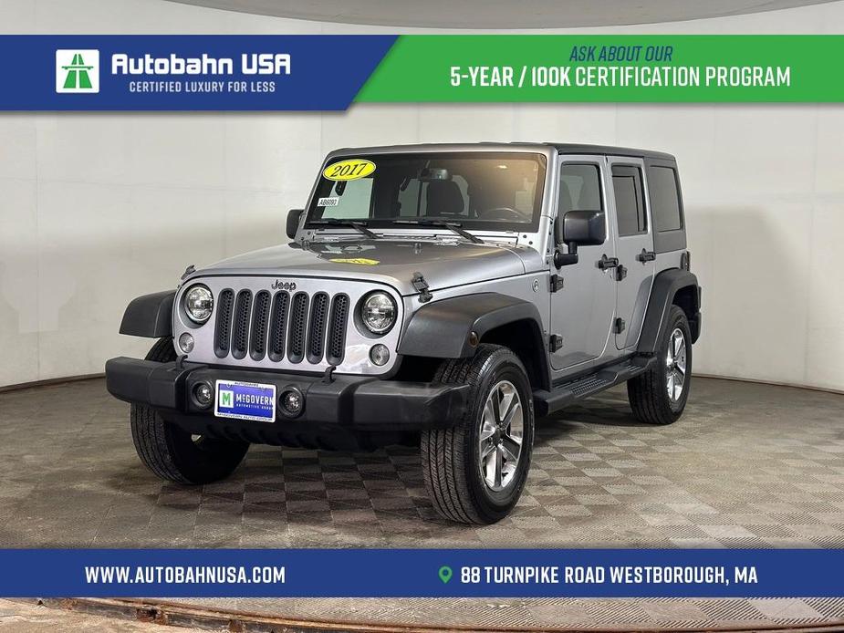 used 2017 Jeep Wrangler Unlimited car, priced at $22,692