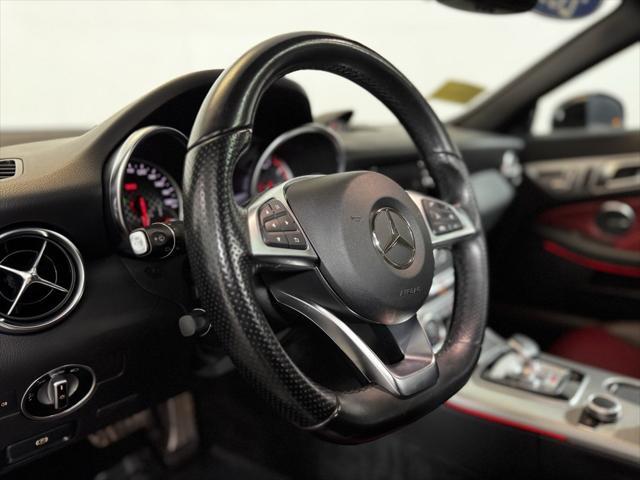 used 2017 Mercedes-Benz AMG SLC 43 car, priced at $33,800