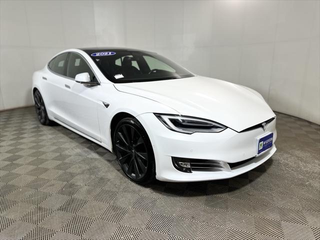 used 2021 Tesla Model S car, priced at $34,790