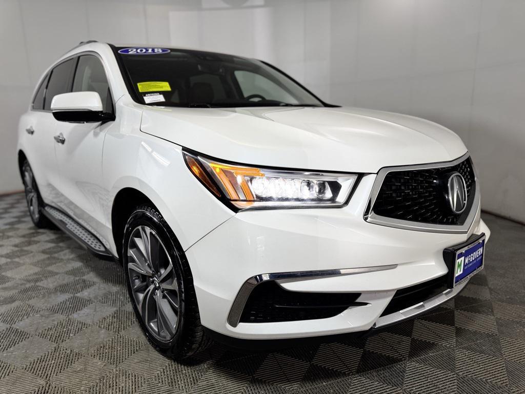 used 2018 Acura MDX car, priced at $21,350