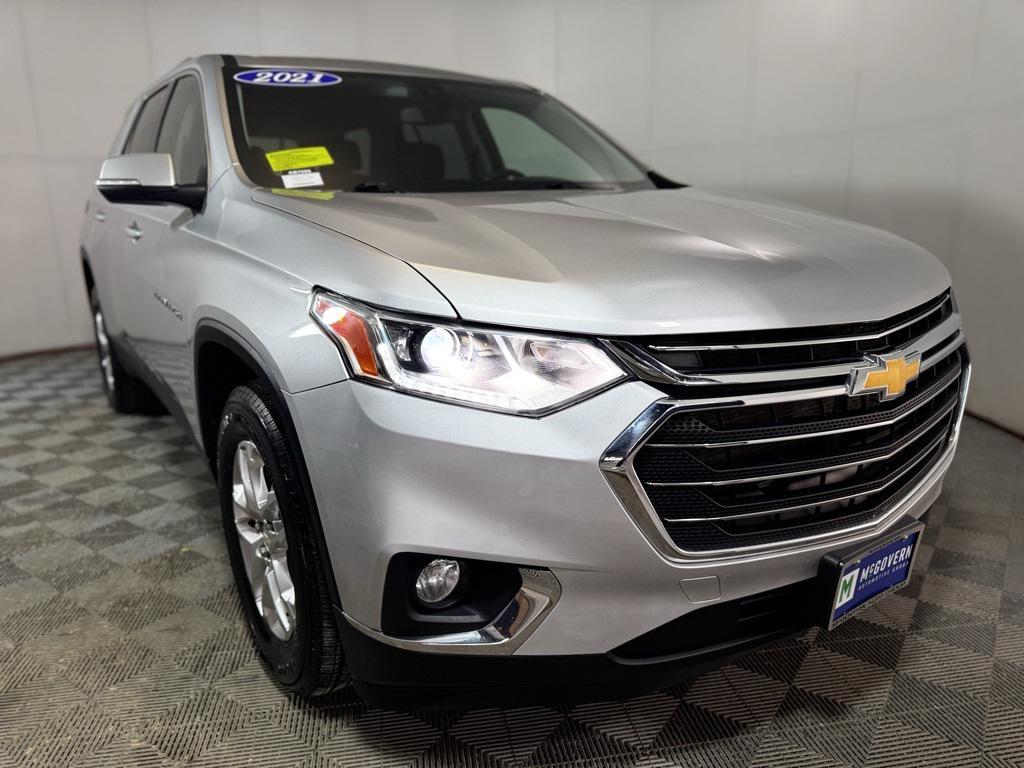 used 2021 Chevrolet Traverse car, priced at $25,240