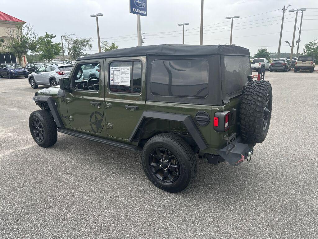 used 2021 Jeep Wrangler Unlimited car, priced at $28,855