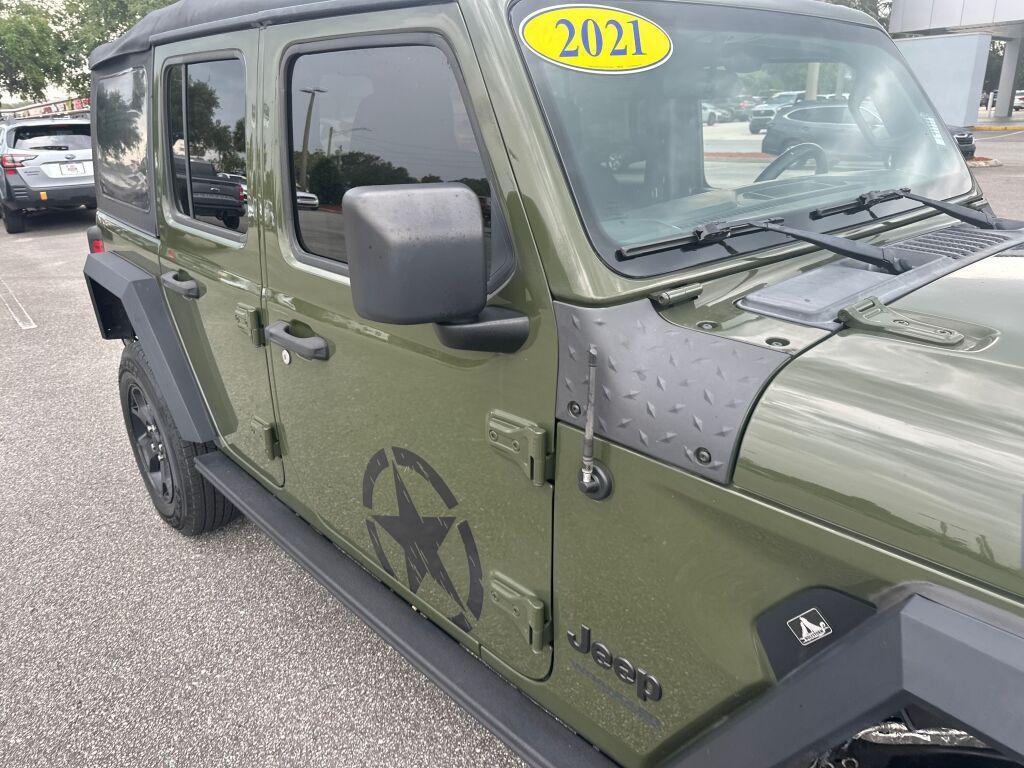 used 2021 Jeep Wrangler Unlimited car, priced at $28,855