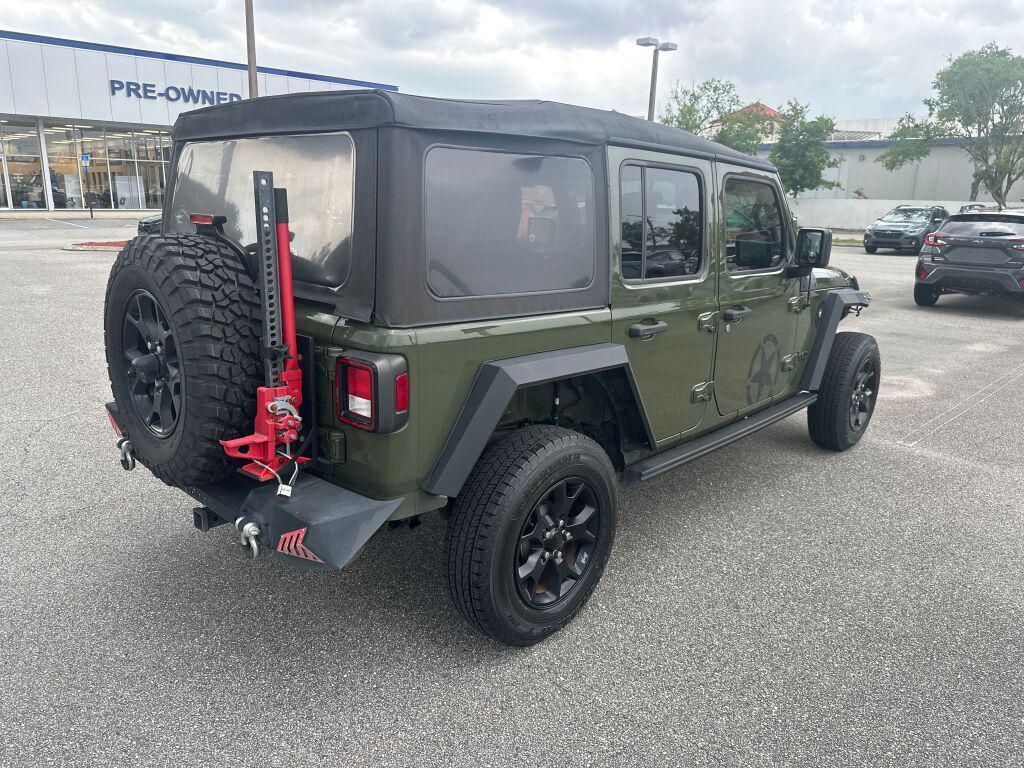 used 2021 Jeep Wrangler Unlimited car, priced at $28,855