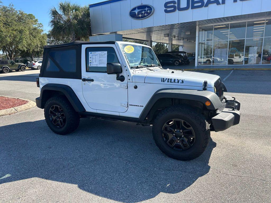 used 2015 Jeep Wrangler car, priced at $17,171