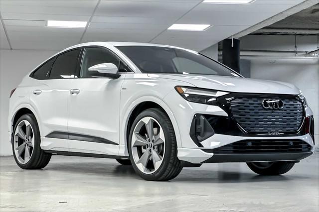 new 2025 Audi Q4 e-tron Sportback car, priced at $68,095