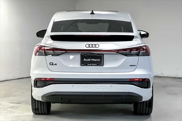 new 2025 Audi Q4 e-tron Sportback car, priced at $68,095