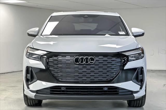 new 2025 Audi Q4 e-tron Sportback car, priced at $68,095