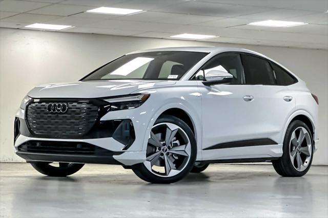 new 2025 Audi Q4 e-tron Sportback car, priced at $68,095