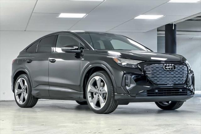 new 2025 Audi Q4 e-tron Sportback car, priced at $70,290