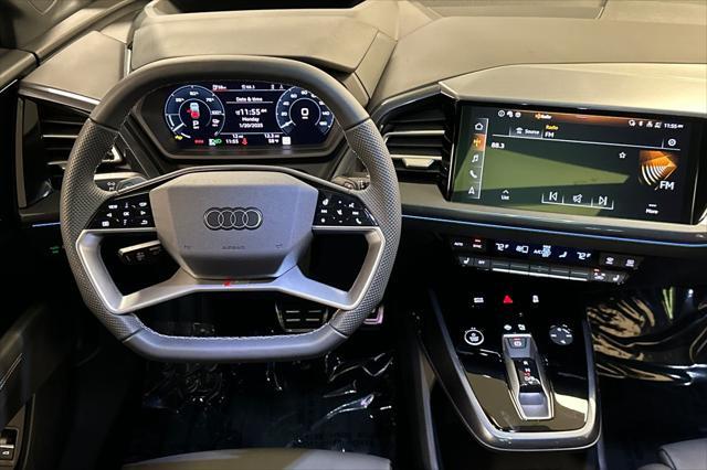 new 2025 Audi Q4 e-tron Sportback car, priced at $70,290