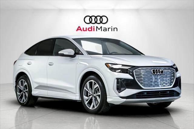 new 2025 Audi Q4 e-tron Sportback car, priced at $61,375