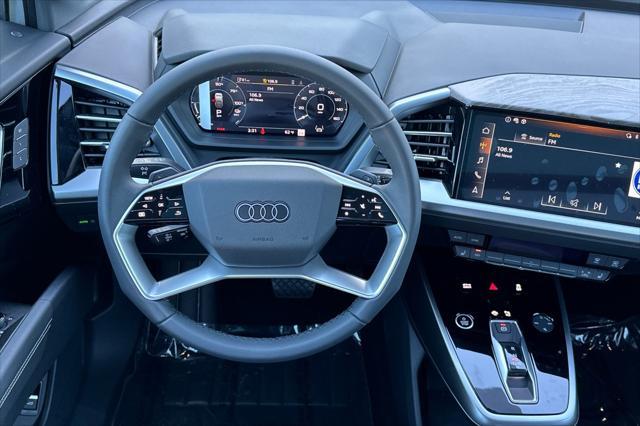 new 2025 Audi Q4 e-tron Sportback car, priced at $61,375