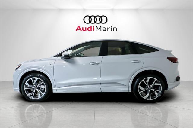 new 2025 Audi Q4 e-tron Sportback car, priced at $61,375