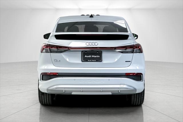 new 2025 Audi Q4 e-tron Sportback car, priced at $61,375