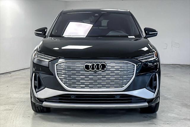 new 2025 Audi Q4 e-tron Sportback car, priced at $70,125