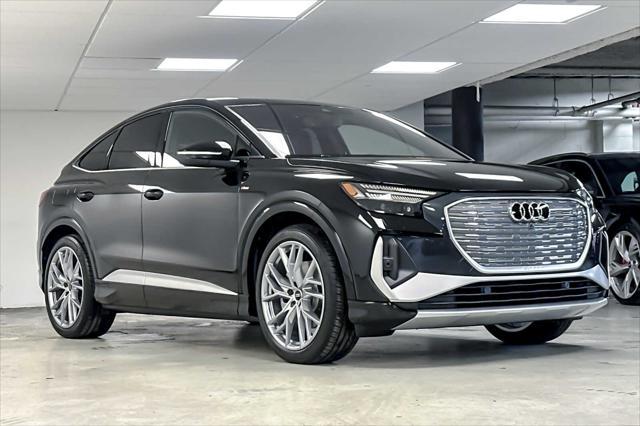 new 2025 Audi Q4 e-tron Sportback car, priced at $70,125