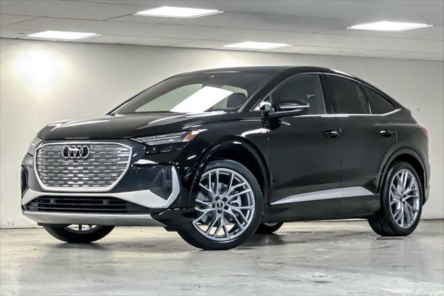 new 2025 Audi Q4 e-tron Sportback car, priced at $70,125