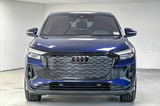 new 2025 Audi Q4 e-tron Sportback car, priced at $68,095