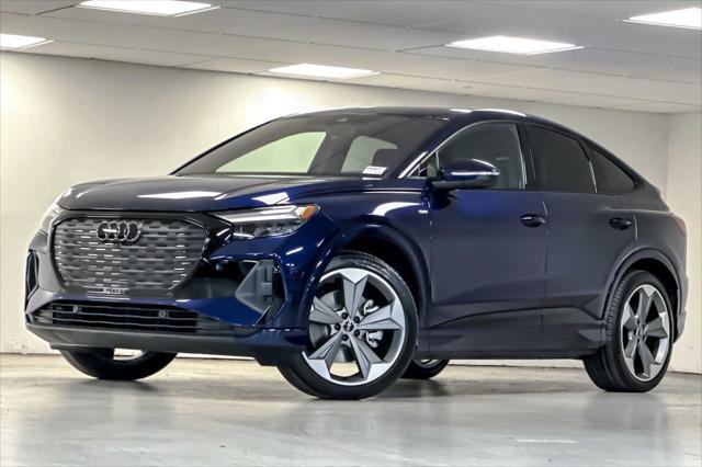 new 2025 Audi Q4 e-tron Sportback car, priced at $68,095