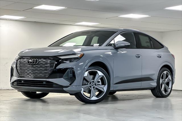 new 2025 Audi Q4 e-tron Sportback car, priced at $64,195