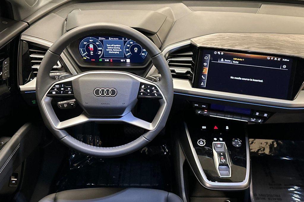 new 2025 Audi Q4 e-tron car, priced at $61,685