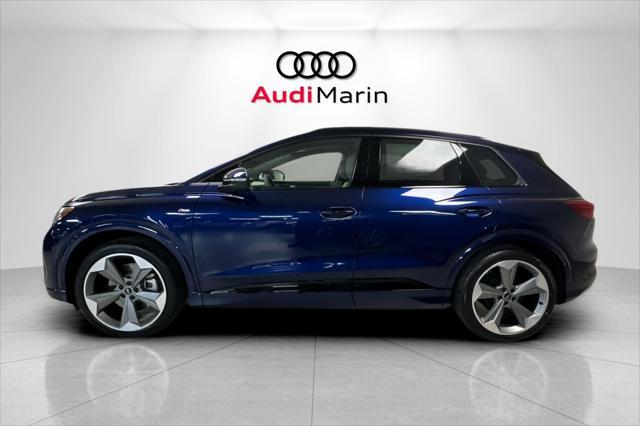 new 2025 Audi Q4 e-tron car, priced at $65,630