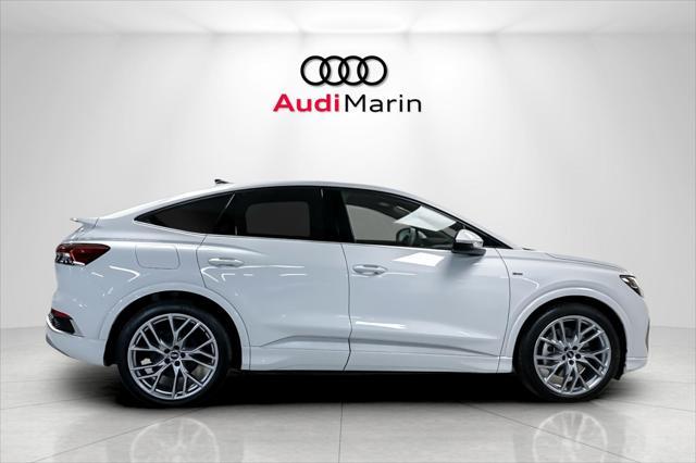 new 2025 Audi Q4 e-tron Sportback car, priced at $67,875