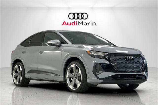 new 2025 Audi Q4 e-tron Sportback car, priced at $66,695