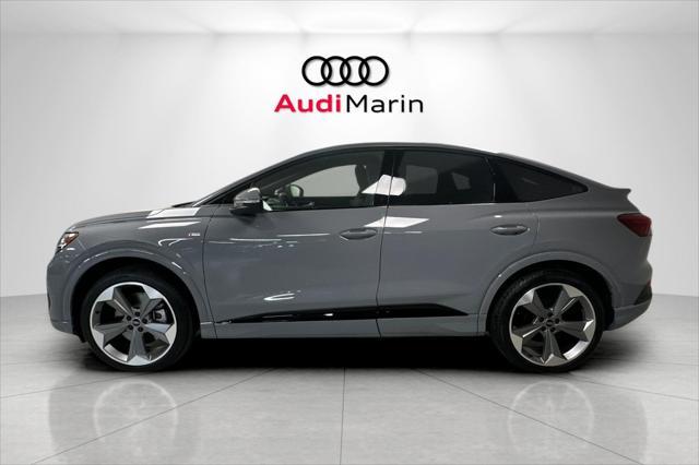 new 2025 Audi Q4 e-tron Sportback car, priced at $66,695