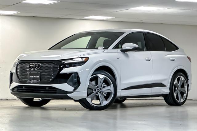 new 2025 Audi Q4 e-tron Sportback car, priced at $65,550