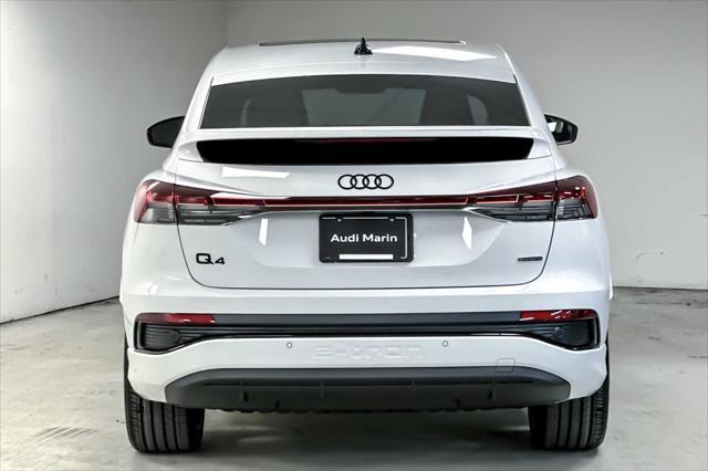 new 2025 Audi Q4 e-tron Sportback car, priced at $67,550