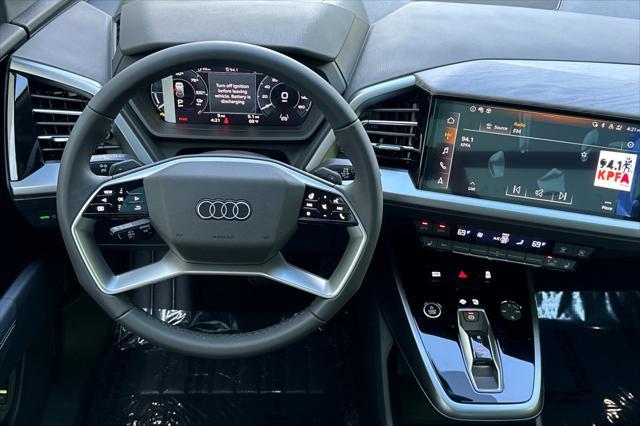 new 2025 Audi Q4 e-tron car, priced at $63,185