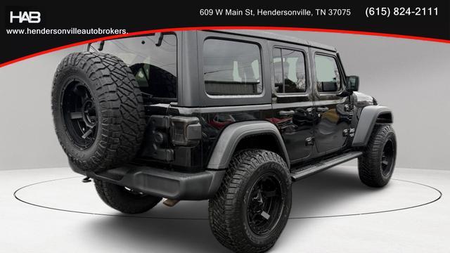 used 2019 Jeep Wrangler Unlimited car, priced at $19,585