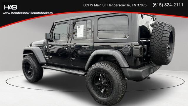 used 2019 Jeep Wrangler Unlimited car, priced at $19,585