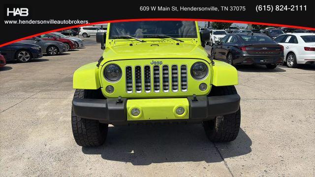 used 2016 Jeep Wrangler Unlimited car, priced at $23,885