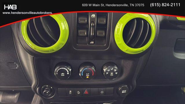 used 2016 Jeep Wrangler Unlimited car, priced at $23,885