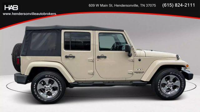 used 2016 Jeep Wrangler Unlimited car, priced at $16,285