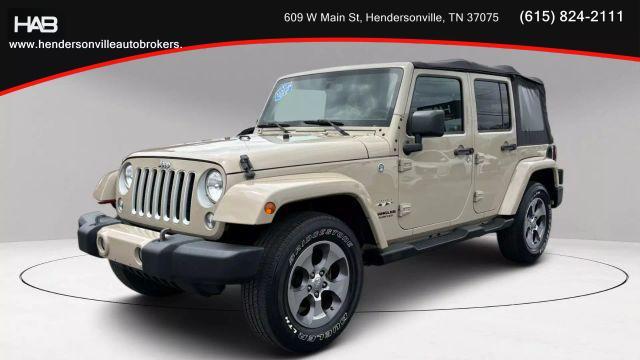 used 2016 Jeep Wrangler Unlimited car, priced at $16,285