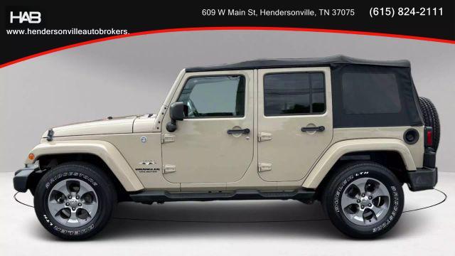 used 2016 Jeep Wrangler Unlimited car, priced at $16,285