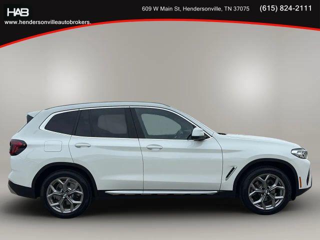 used 2022 BMW X3 car, priced at $23,785