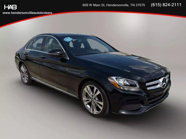 used 2018 Mercedes-Benz C-Class car, priced at $20,885
