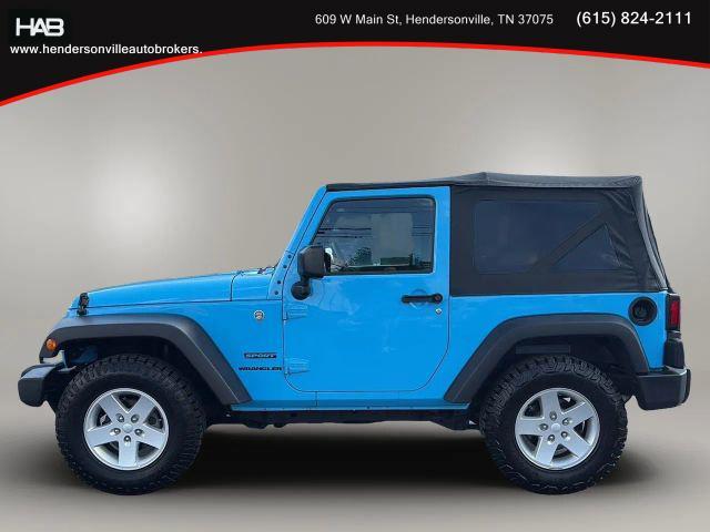 used 2017 Jeep Wrangler car, priced at $15,785