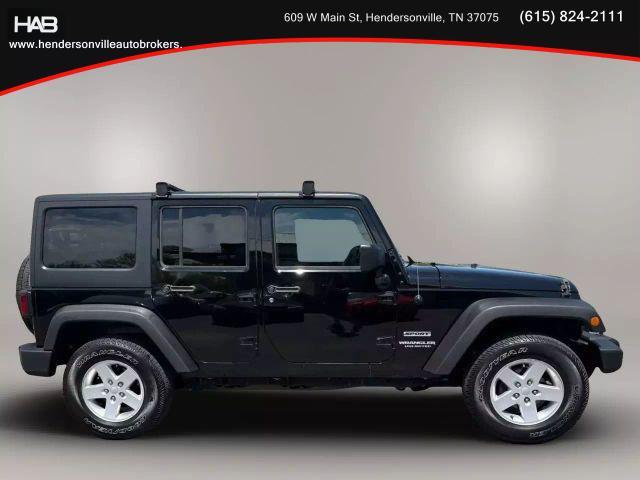 used 2017 Jeep Wrangler Unlimited car, priced at $18,485