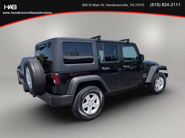 used 2017 Jeep Wrangler Unlimited car, priced at $18,485