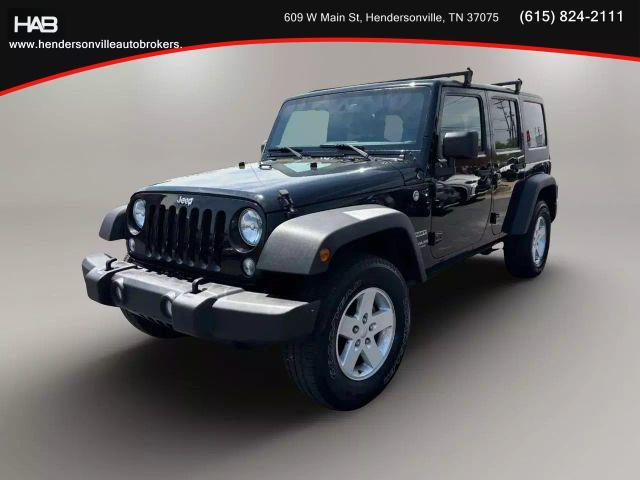used 2017 Jeep Wrangler Unlimited car, priced at $18,485